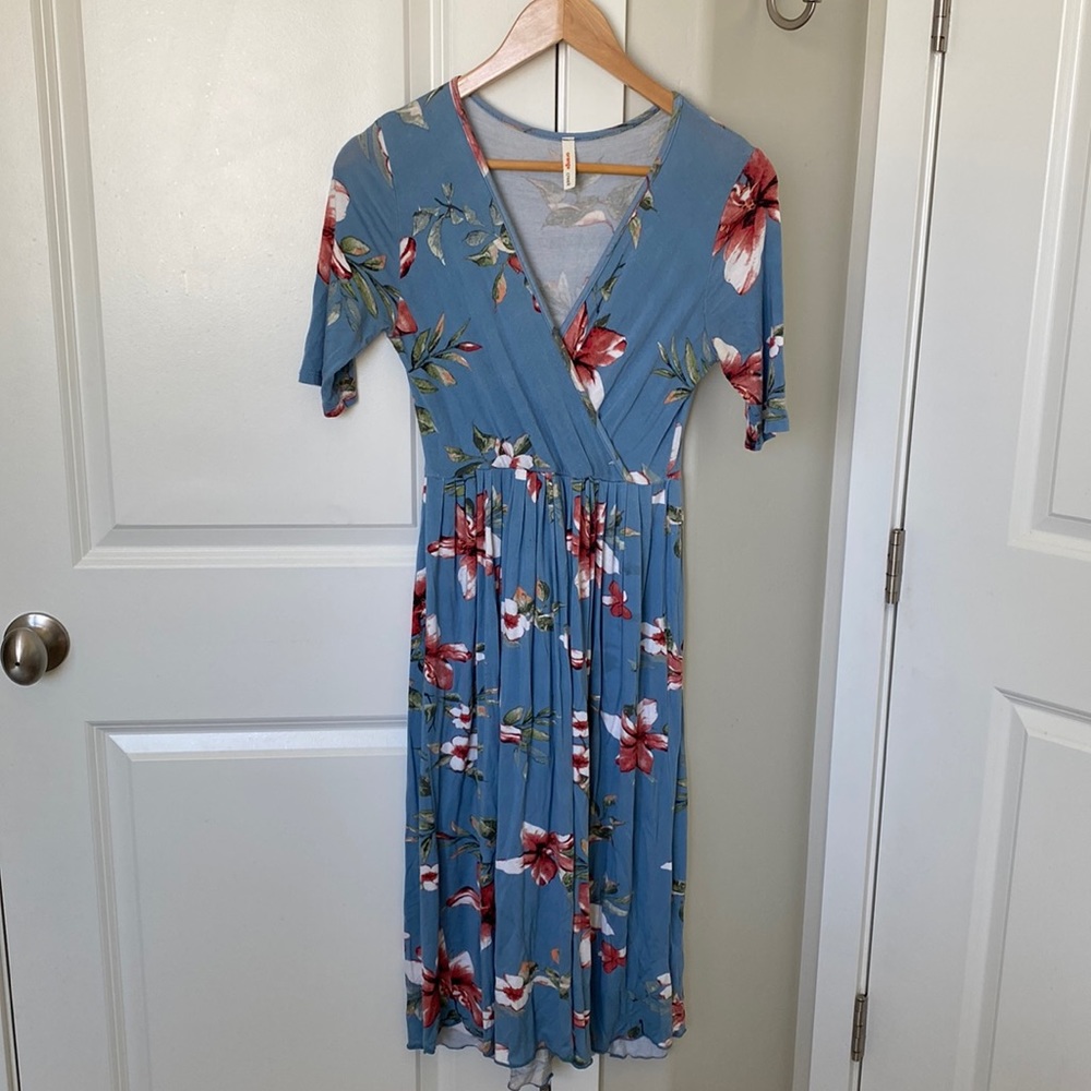 Orange creek midi dress